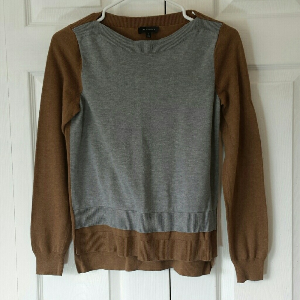 The Limited color block lightweight sweater